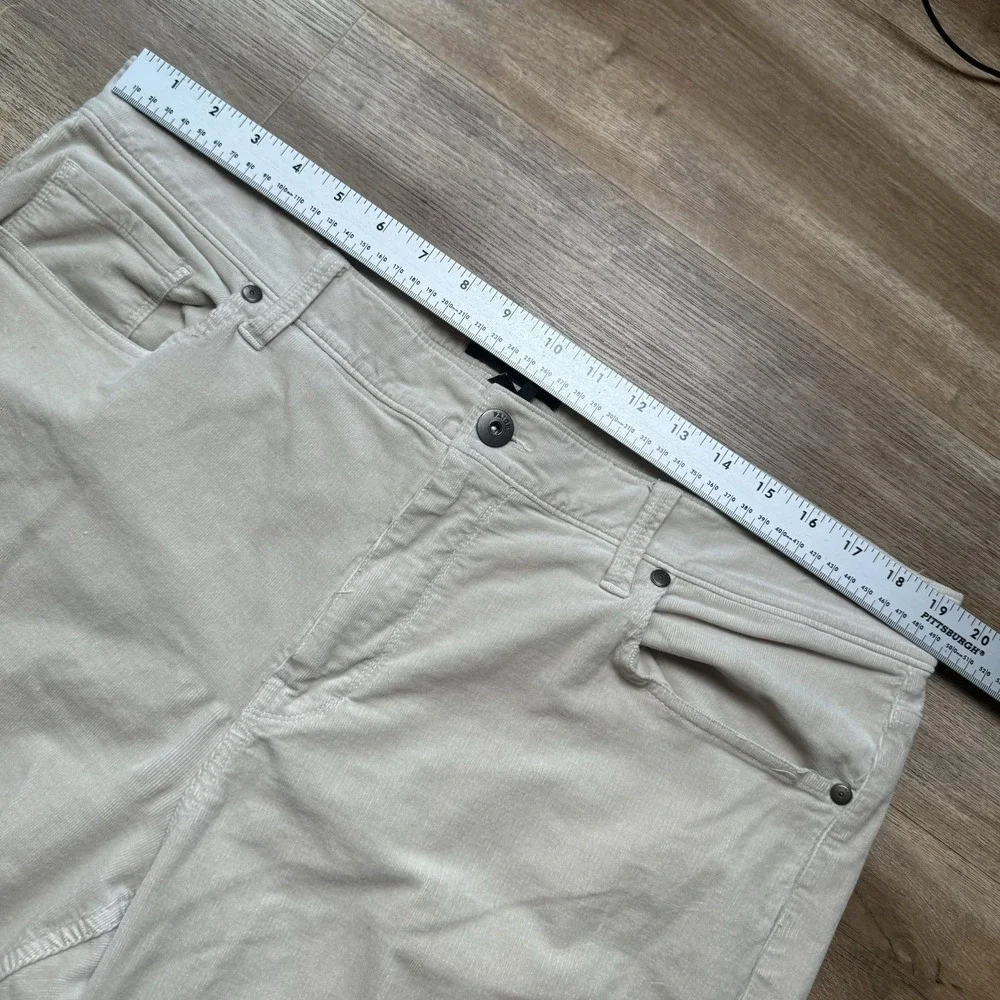 Paige Corduroy Pants Men‎ 38 Beige Federal Straight Leg Preppy Travel Business